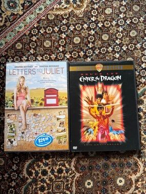 Bundle of 2 DVDs Letters to Juliet & Enter the Dragon DVD